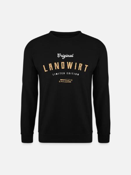 Landwirt Limited Edition Bauernhof Lustiges Bauer - Unisex Pullover - Schwarz