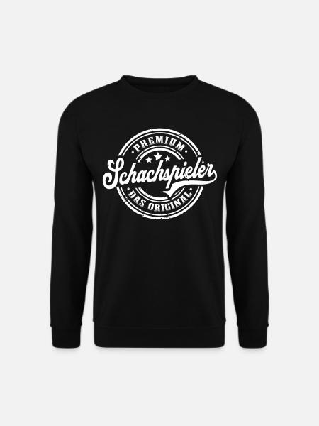 Schach Original Schachmeister Lustiges Schachspiel - Unisex Pullover - Schwarz