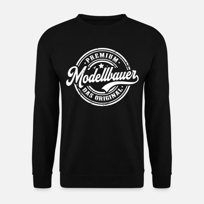Modellbauer Original Lustiges Modellbau - Unisex Pullover - Schwarz