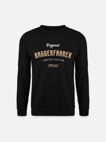 Baggerfahrer Limited Edition Bagger Baggerführer - Unisex Pullover - Schwarz