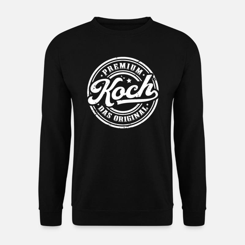 Koch Original Kochen Lustiges Köchin - Unisex Pullover - Schwarz