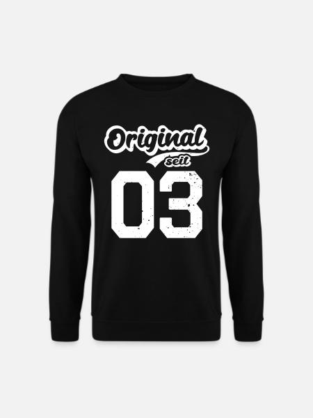 19. Geburtstag Original 19 Jahre 2003 - Unisex Pullover - Schwarz