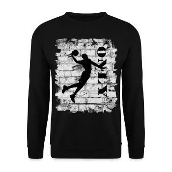 Basket-ball - Sweat-shirt Unisexe - noir - Devant - Alina (178cm) & Michal (187cm)