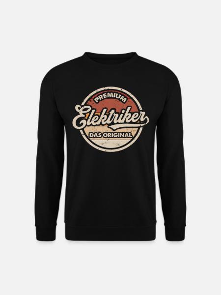 Elektriker Original Vintage Elektriker - Unisex Pullover - Schwarz