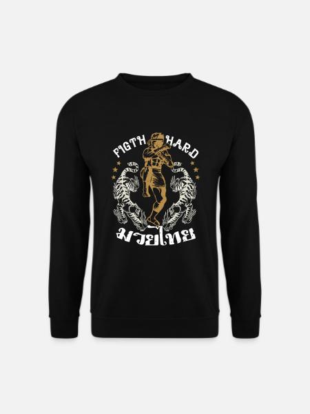 Muay Thai Traditional Sport Fighter Gift Idea - Unisex Pullover - Schwarz