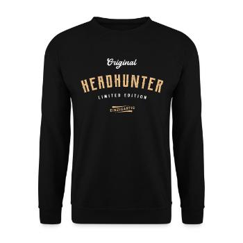 Headhunter Limited Edition - Unisex Pullover - Schwarz - Vorne - Alina (178cm) & Michal (187cm)