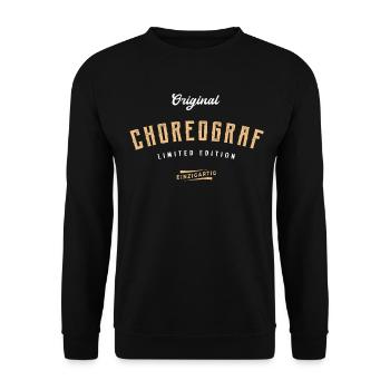Choreograf Limited Edition Choreograph - Unisex Pullover - Schwarz - Vorne - Alina (178cm) & Michal (187cm)