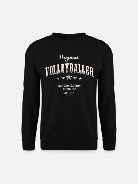 Volleyball Limited Edition Volleyballer Volleyball - Unisex Pullover - Schwarz