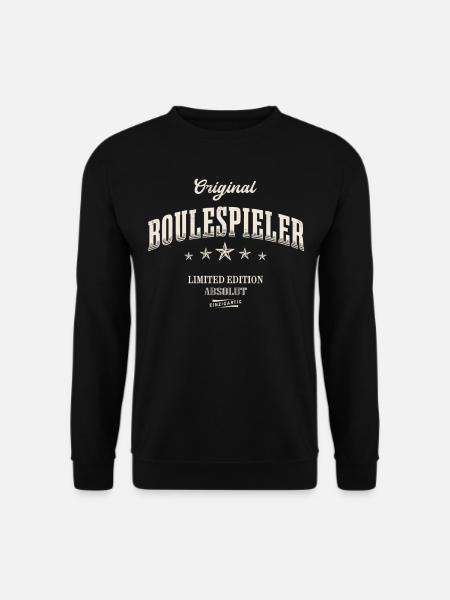 Boulespieler Limited Edition Boulesport - Unisex Pullover - Schwarz