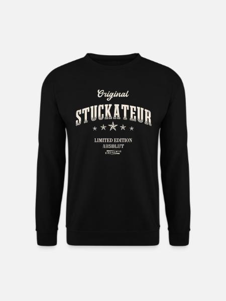 Stuckateur Limited Edition - Unisex Pullover - Schwarz