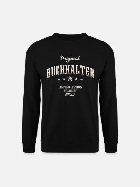 Buchhalter Limited Edition Buchhaltung - Unisex Pullover - Schwarz