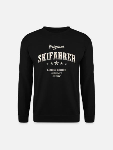 Skifahrer Limited Edition Ski Fahrer - Unisex Pullover - Schwarz