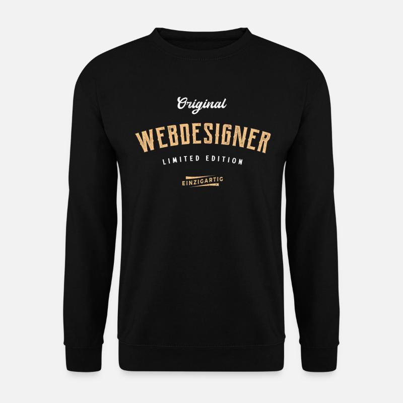 Webdesigner Limited Edition Webdesign - Unisex Pullover - Schwarz