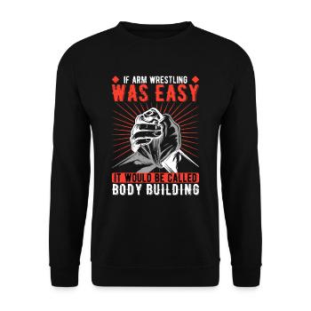 Bras de fer Bras de fer - Sweat-shirt Unisexe - noir - Devant - Alina (178cm) & Michal (187cm)