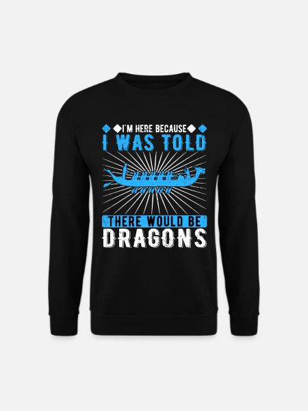 Dragon Boat Race Drachenbootrennen Drachenboot - Unisex Pullover - Schwarz
