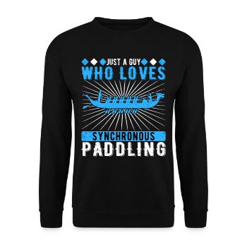 Drachenbootrennen Drachenboot Dragon Boat Race - Sweat-shirt Unisexe - noir - Devant - Alina (178cm) & Michal (187cm)