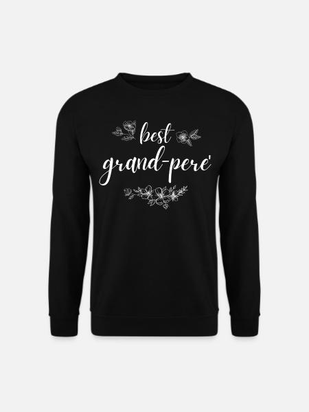 Grand-pere. Grand-Pere Geschenk - Unisex Pullover - Schwarz