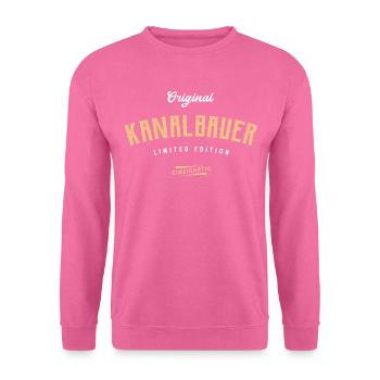 Kanalbauer Limited Edition - Unisex Pullover - Pink - Vorne