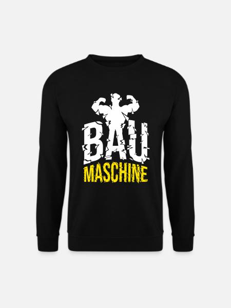 Baumaschine Bauarbeiter Bau Bauherr Baumeister - Unisex Pullover - Schwarz