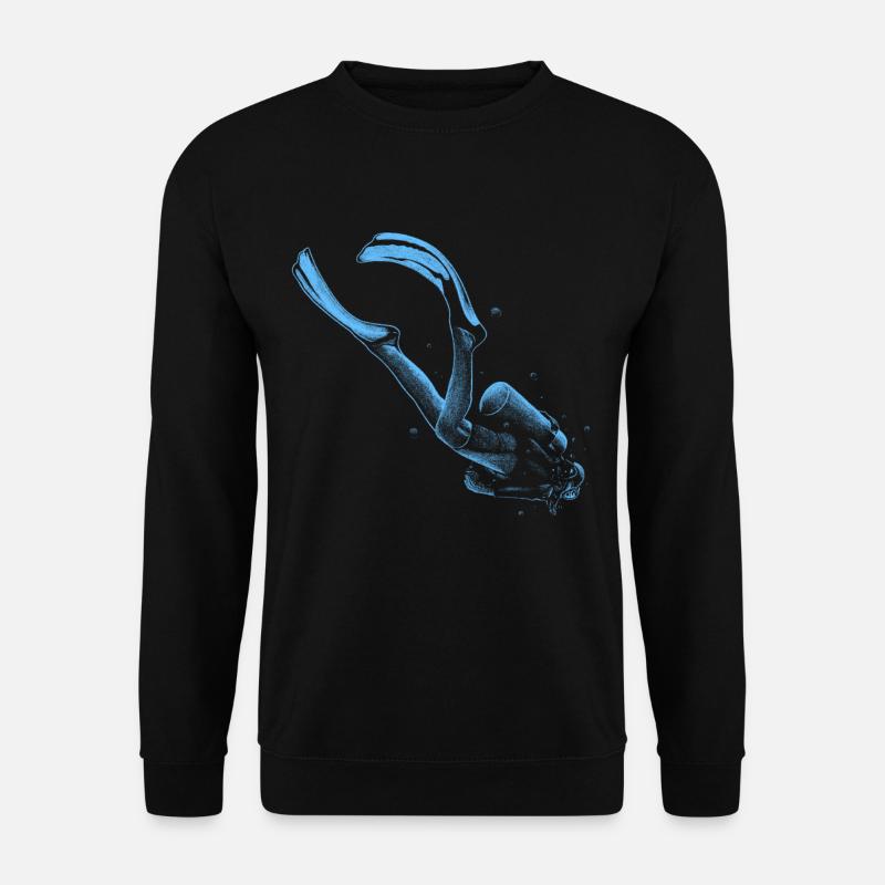 Diving Diver Diver - Unisex Sweatshirt - black