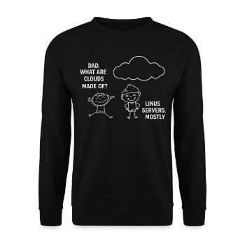 Programming Software Developer Computer Engineer - Unisex Sweatshirt - black - Front - Alina (178cm) & Michal (187cm)