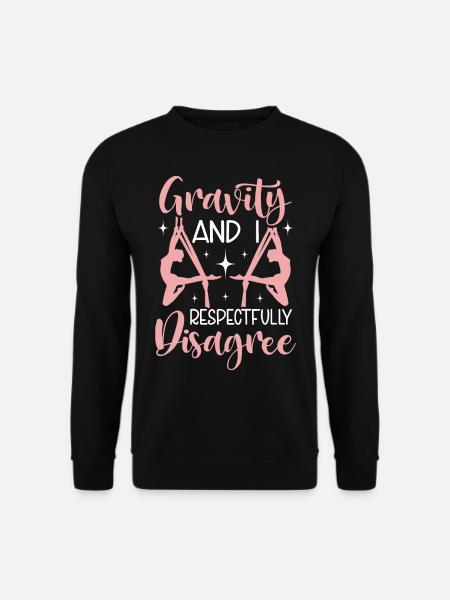 Aerialist - Aerial Yoga and Aerial Silk Acrobatics - Unisex Sweatshirt - black