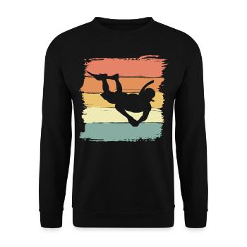 Snorkeling Rétro - Sweat-shirt Unisexe - noir - Devant - Alina (178cm) & Michal (187cm)