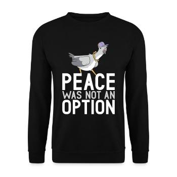 Drôle de pigeon Fancier & Pigeons Whisperer Pigeon voyageur - Sweat-shirt Unisexe - noir - Devant - Alina (178cm) & Michal (187cm)