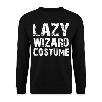 Ren Fair Renaissance Festival - Lazy Medieval Wiza - Unisex Pullover - Schwarz - Vorne - Alina (178cm) & Michal (187cm)