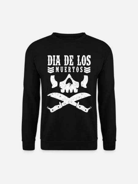 Dia de los Muertos Skull - Unisex Sweatshirt - black