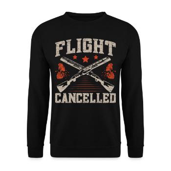 Clay Pigeon Shooting & Funny Sport Shooter Clay Pigeons - Sweat-shirt Unisexe - noir - Devant - Alina (178cm) & Michal (187cm)