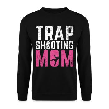 Clay Pigeon Shooting & Funny Sport Shooter Clay Pigeons - Sweat-shirt Unisexe - noir - Devant - Alina (178cm) & Michal (187cm)