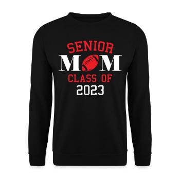 Graduation - Senior Mom Class Of 2023 - Unisex Pullover - Schwarz - Vorne - Alina (178cm) & Michal (187cm)