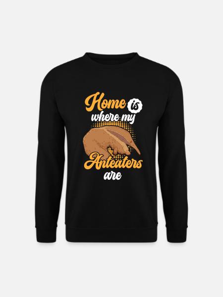 Le fourmilier est ma maison Ours mangeur de fourmis - Sweat-shirt Unisexe - noir