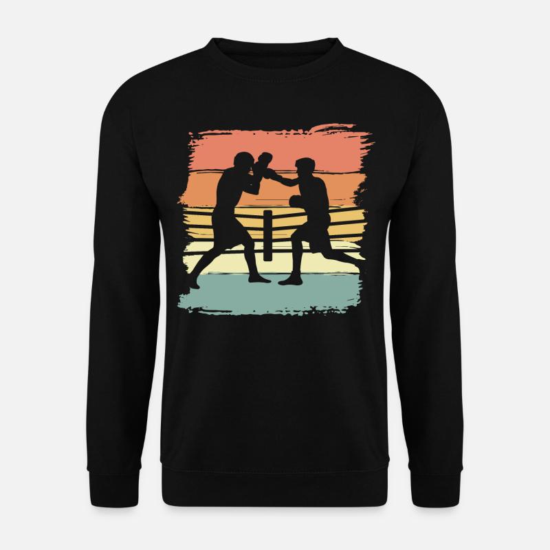 Boxing retro - Unisex Sweatshirt - black