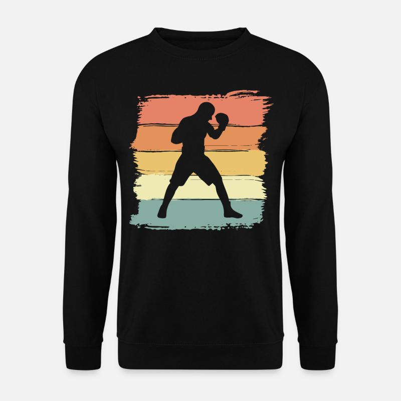 Boxing retro - Unisex Sweatshirt - black