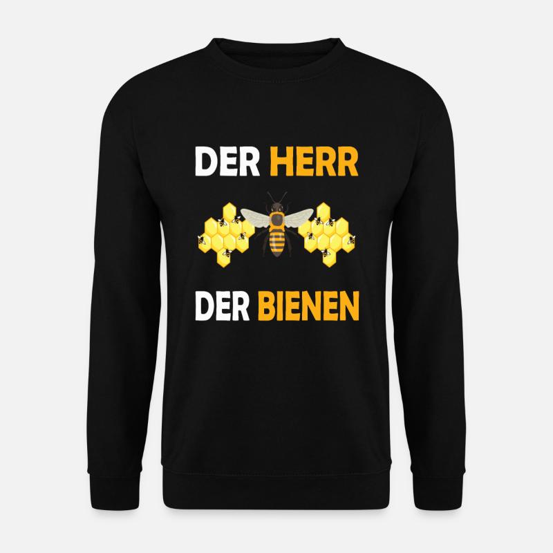 Bienenzucht und Honig - Unisex Pullover - Schwarz