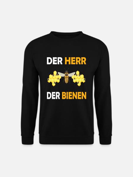 Bienenzucht und Honig - Unisex Pullover - Schwarz