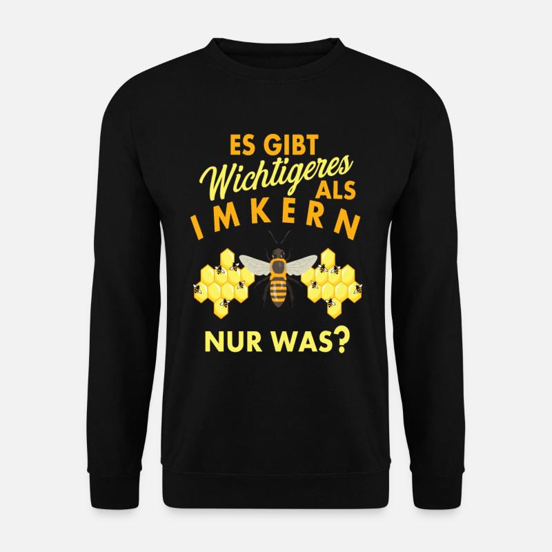 Bienenzucht und Honig - Unisex Pullover - Schwarz