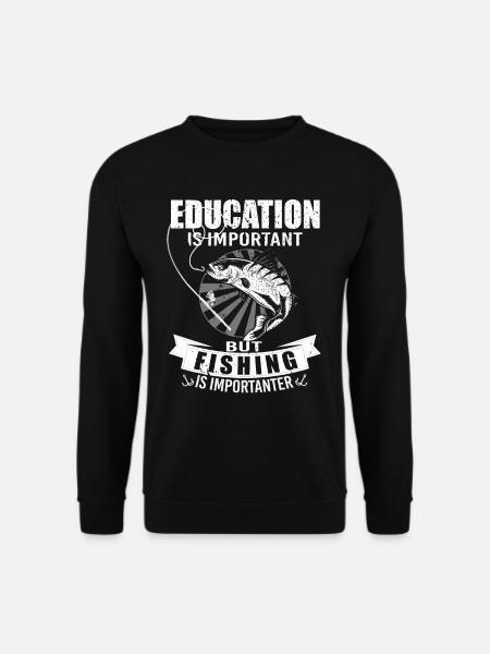 Idée unique pour la pêche - Sweat-shirt Unisexe - noir