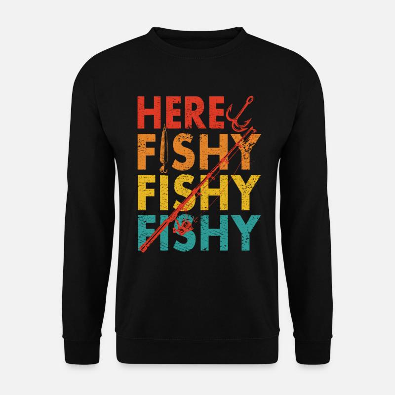 Fishing Grandpa daddy - Unisex Sweatshirt - black