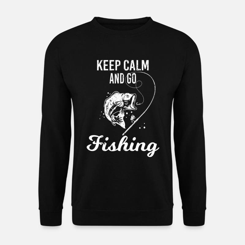Fishing Grandpa daddy - Unisex Sweatshirt - black