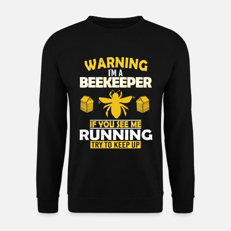 Bienenzucht und Honig - Unisex Pullover - Schwarz