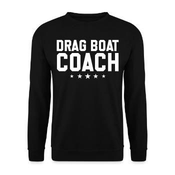 Drag Boat Coach Speed Boat - Sweat-shirt Unisexe - noir - Devant - Alina (178cm) & Michal (187cm)