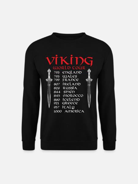 Viking World Tour - Unisex Pullover - Schwarz