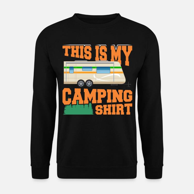 Das Ist Mein Campingplatz - Unisex Pullover - Schwarz