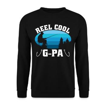 Bobine Cool G Pa - Sweat-shirt Unisexe - noir - Devant - Alina (178cm) & Michal (187cm)