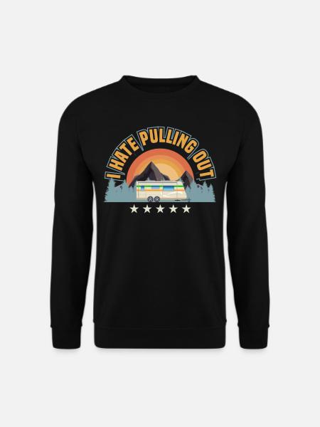 I hate undressing - Unisex Sweatshirt - black