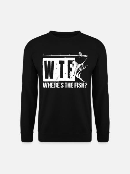 Where is the fish - Unisex Sweatshirt - black