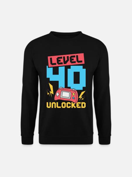 Level 40 unlocked - Unisex Sweatshirt - black